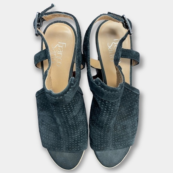 EUC Franco Sarto Harlet 2 Black Booties Sandals Size 10 - Picture 9 of 9